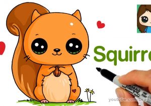 300x210 Cute Squirrel Drawing Funny Squirrel Drawing At Getdrawings Free