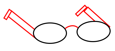 450x200 Drawing Cartoon Sunglasses