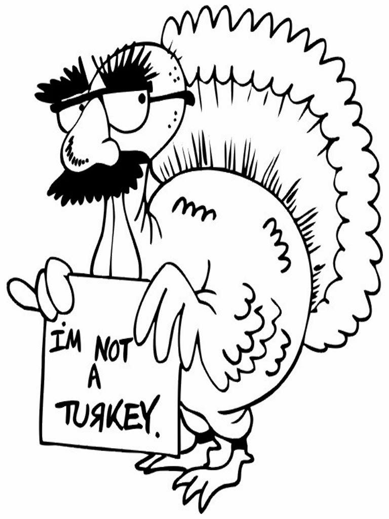 768x1024 Funny Thanksgiving Coloring Pages Holidays Thanksgiving