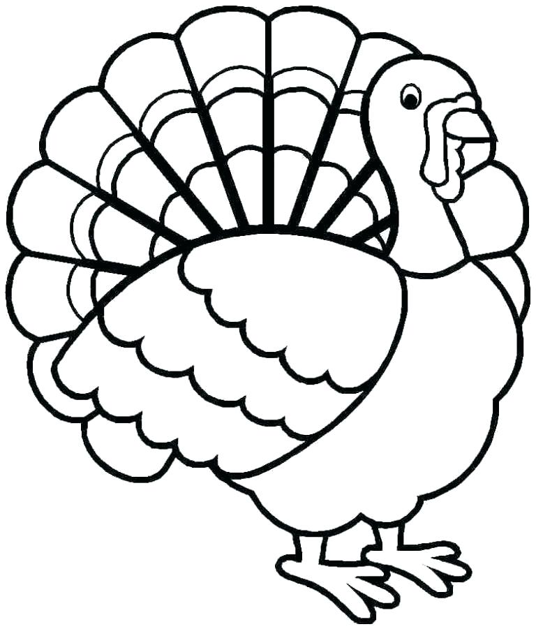 768x901 Turkey Thanksgiving Coloring Pages Free Thanksgiving Coloring