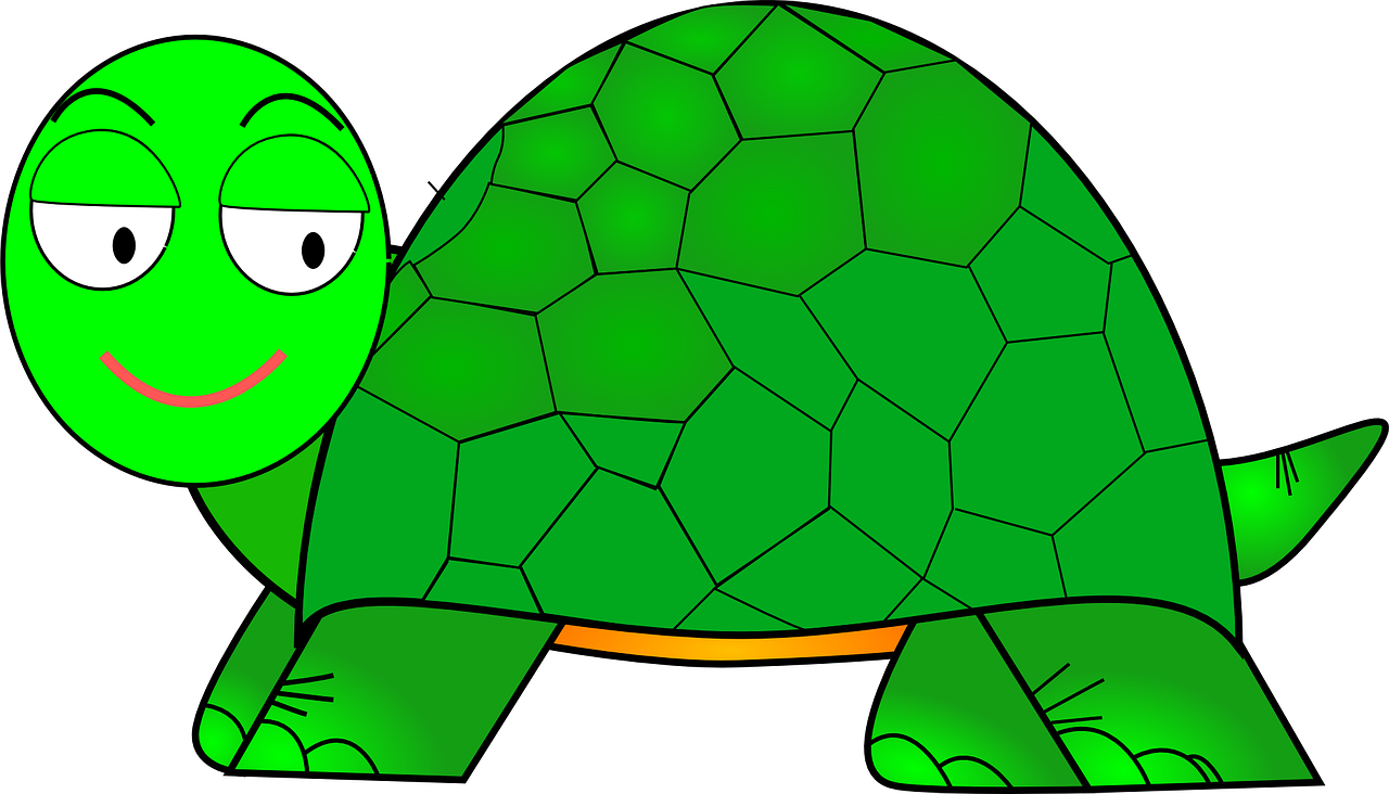 1280x732 Turtle, Cartoon, Cute, Happy, Drawing