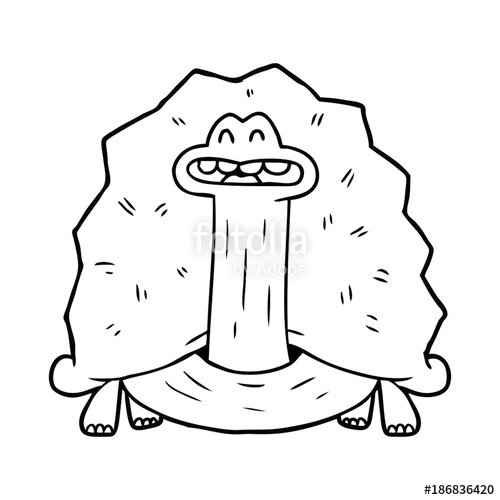 500x500 Funny Cartoon Turtle Stock Image And Royalty Free Vector