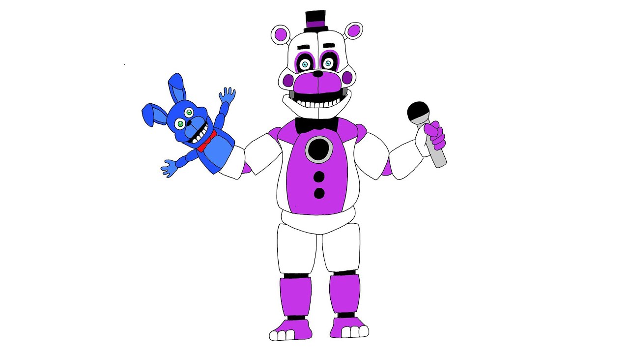 1280x720 How To Draw Funtime Freddy, Full Body, Fnaf Sister Location