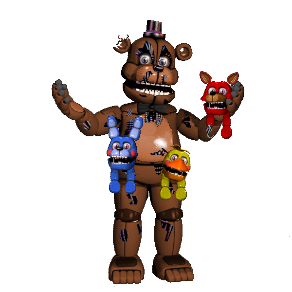 600x600 How To Draw Nightmare Funtime Freddy