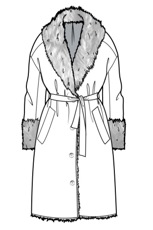 313x469 robe style coat flat sketches fashion sketches, fashion design