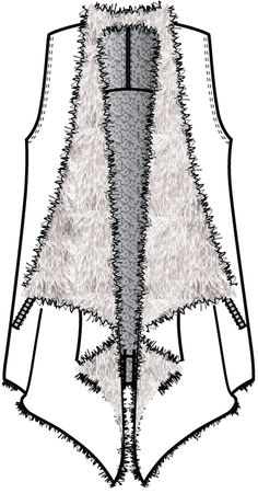 Fur Coat Technical Drawing | Free download on ClipArtMag
