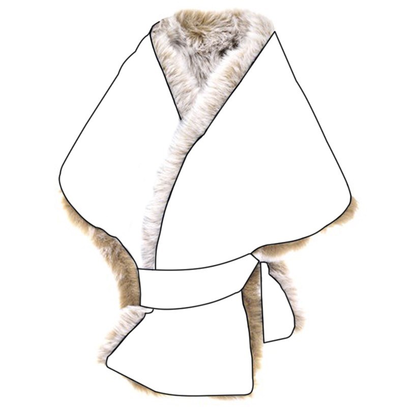 800x800 Tartan And Faux Fur Scarf Up To Tartans Scotlandshop