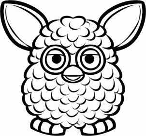 302x280 Drawing Printout How To Draw Furby