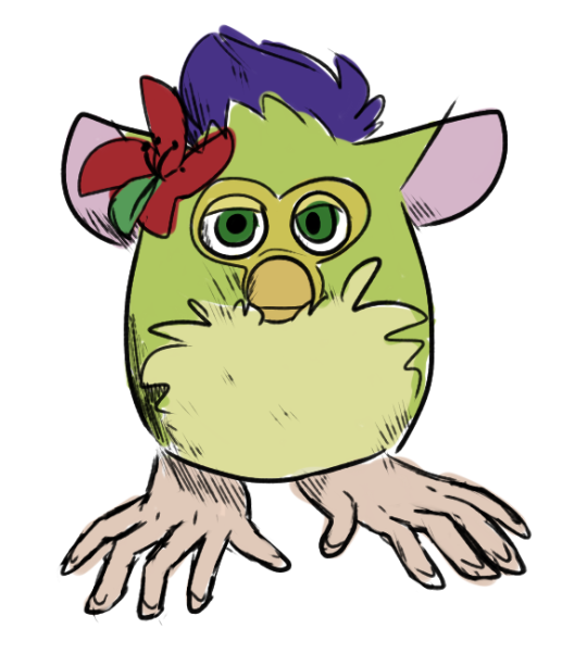 540x602 Drawn Furby Tumblr