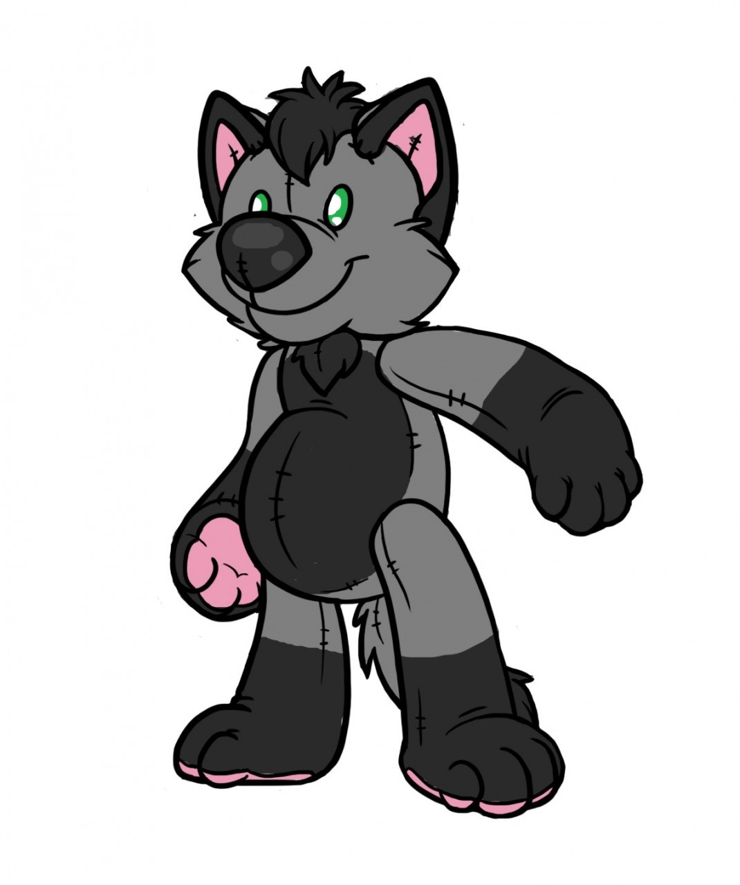 1070x1280 Plushy Stevo The Wolf!