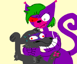 300x250 Furry Meeting Real Wolf