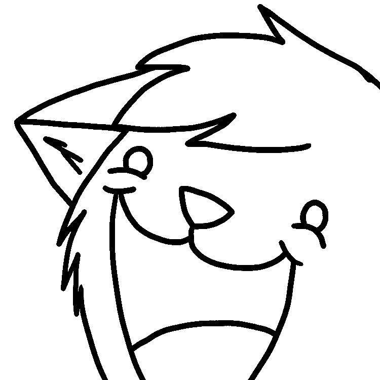 750x750 Furry Lineart Free Download