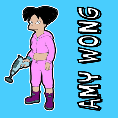400x400 how to draw amy wong from futurama with easy step
