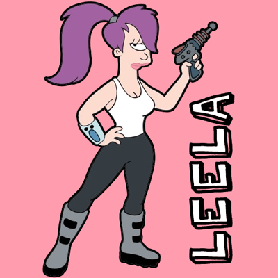 400x400 How To Draw Leela From Futurama With Easy Step