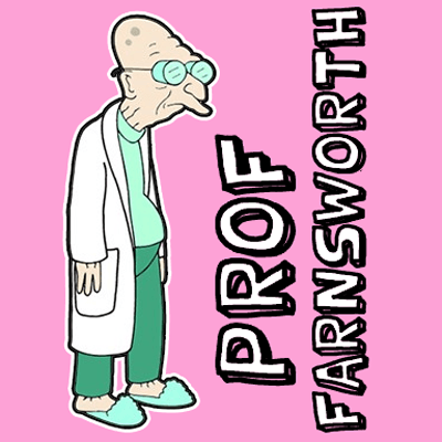 400x400 How To Draw Professor Fransworth From Futurama With Easy Step