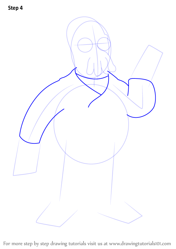 598x844 Learn How To Draw Zoidberg From Futurama