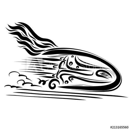 500x500 High Speed Train Or Winged Car Of The Future