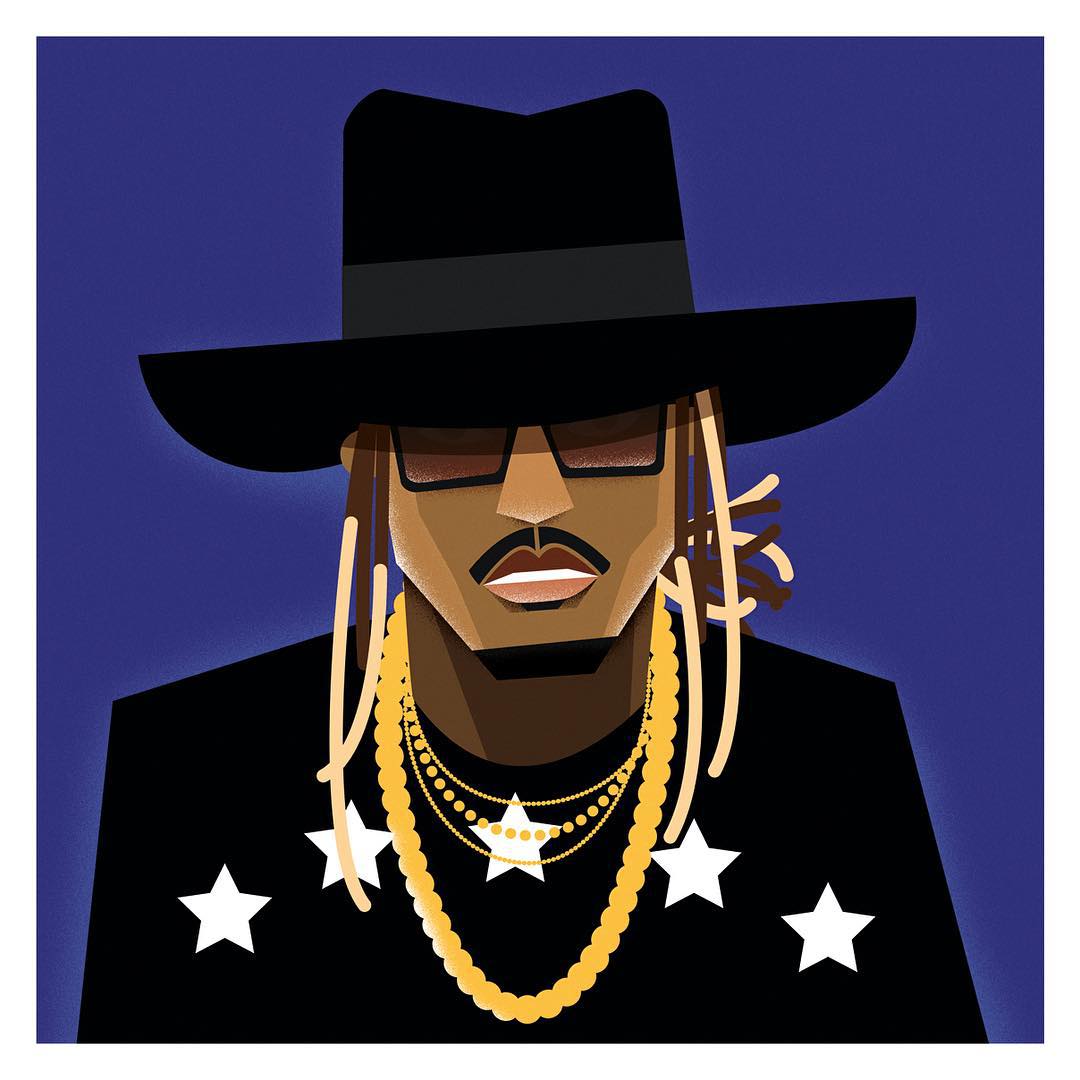 1080x1080 future rapper cartoon wallpapers
