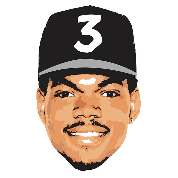 600x600 chance the rapper art print