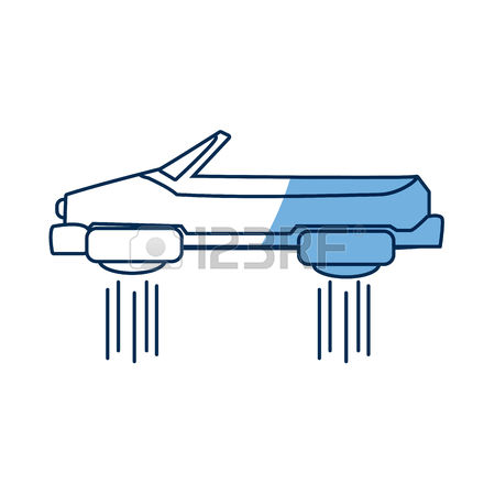 450x450 futuristic clipart hover car