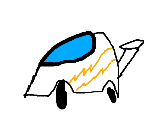 300x250 futuristic sports car