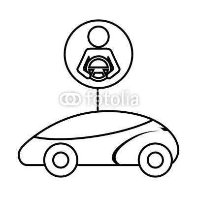 400x400 smart or intelligent car driver autonomous futuristic technology