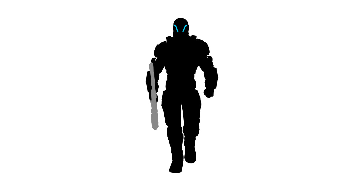 1200x630 Futuristic Human Soldier Walking Silhouette