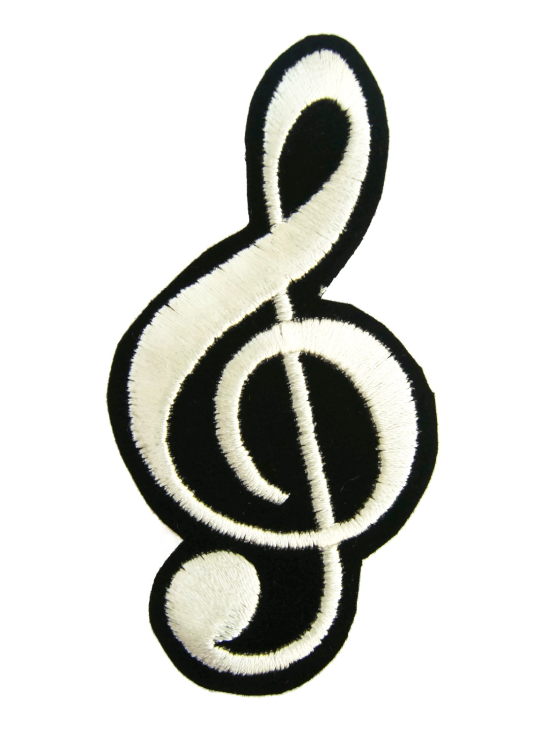 1125x1500 G Clef Music Note Symbol Embroidered Applique Iron On Patch Etsy