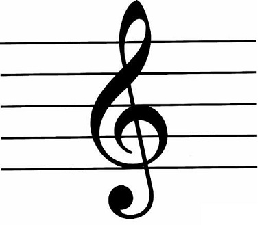 385x329 Treble Clef
