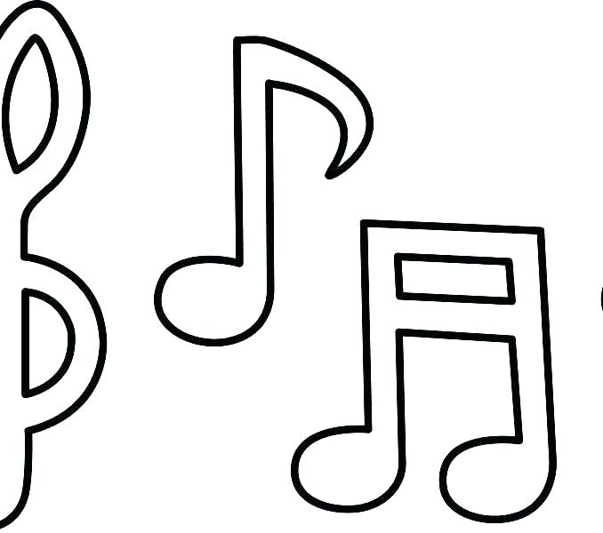 678x600 Treble Clef Coloring