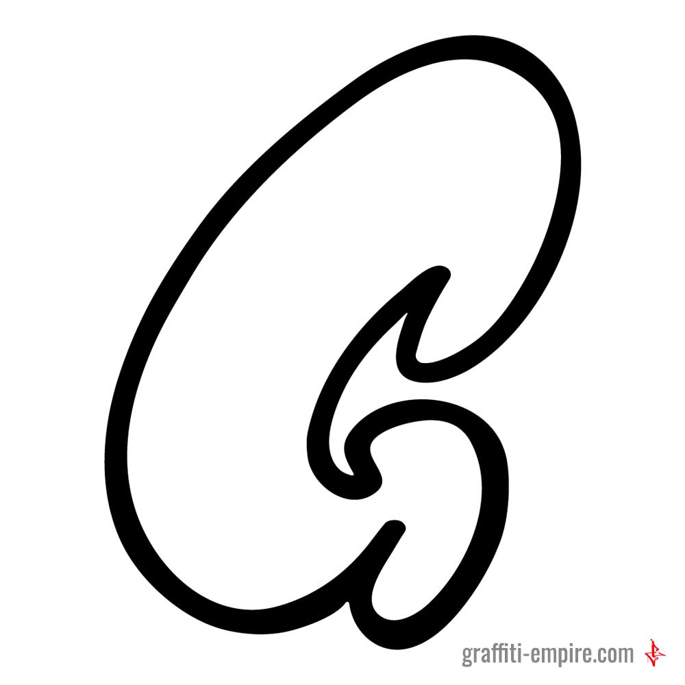 1000x1000 Graffiti Letter G Graffiti Empire