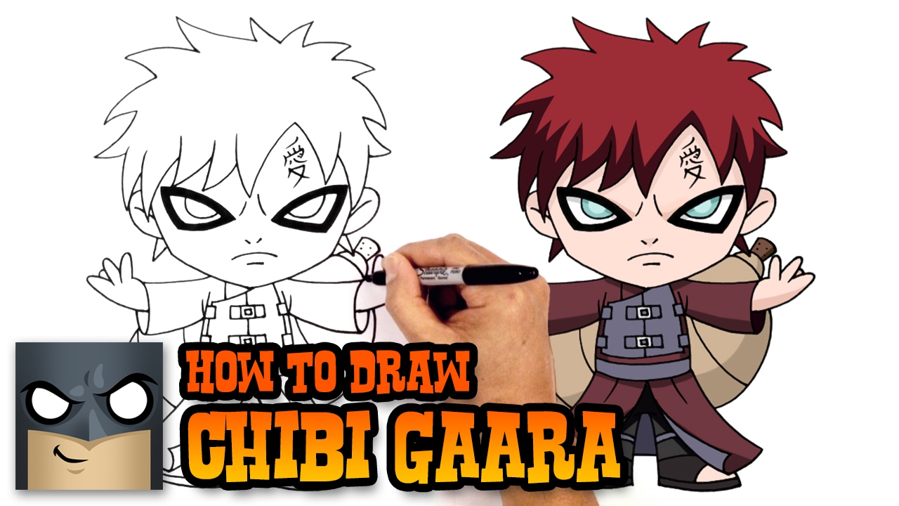 1280x720 How To Draw Gaara Naruto