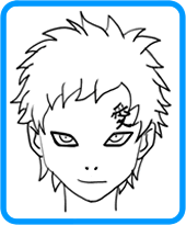 170x205 How To Draw Gaara Tutorial