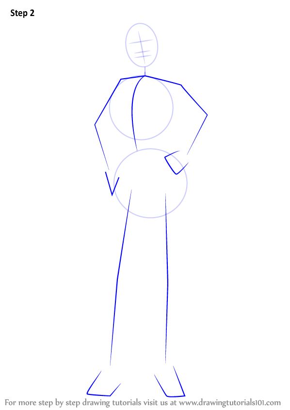 598x844 How To Draw Gaara From Naruto Step