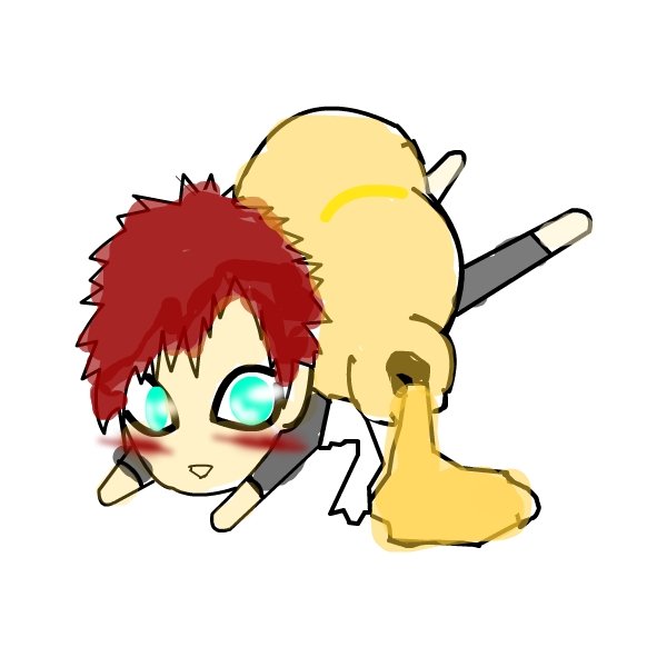 600x600 My Chibi Gaara An Anime Speedpaint Drawing