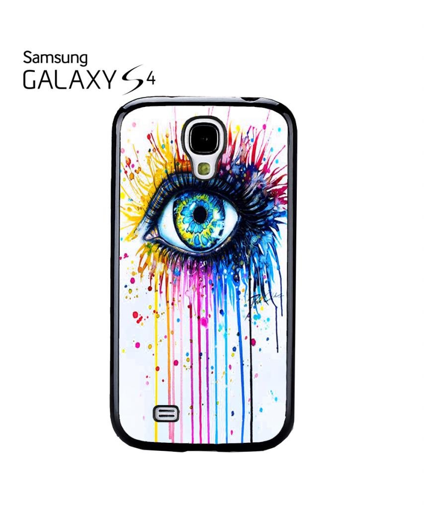 853x1024 Rainbow Eye Art Drawing Mobile Cell Phone Case Samsung