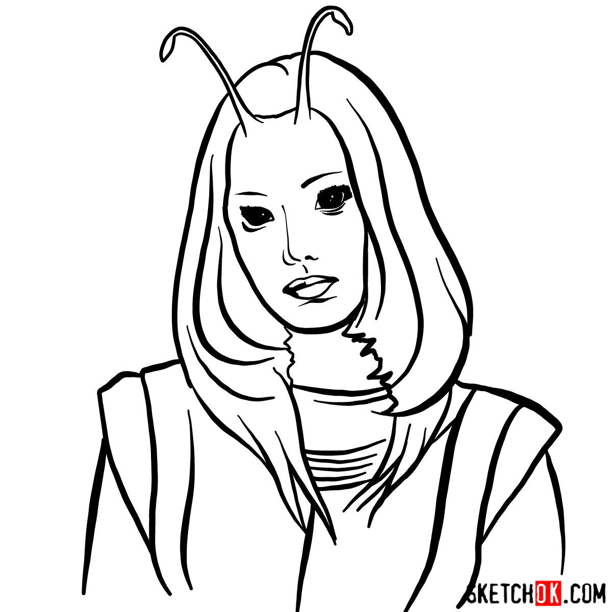 1200x1200 How To Draw Mantis From Guardians Of The Galaxy Film