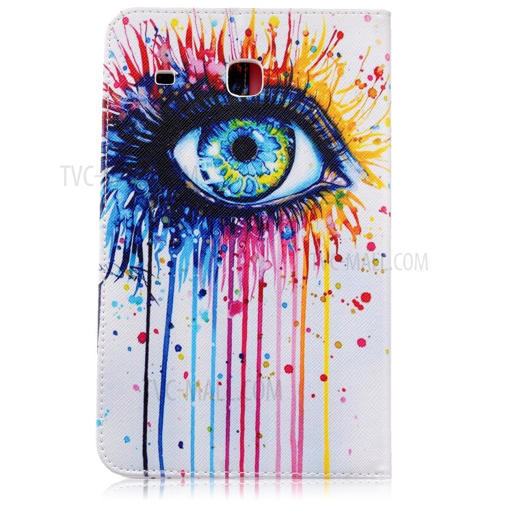 750x750 leather wallet patterned shell for samsung galaxy tab e