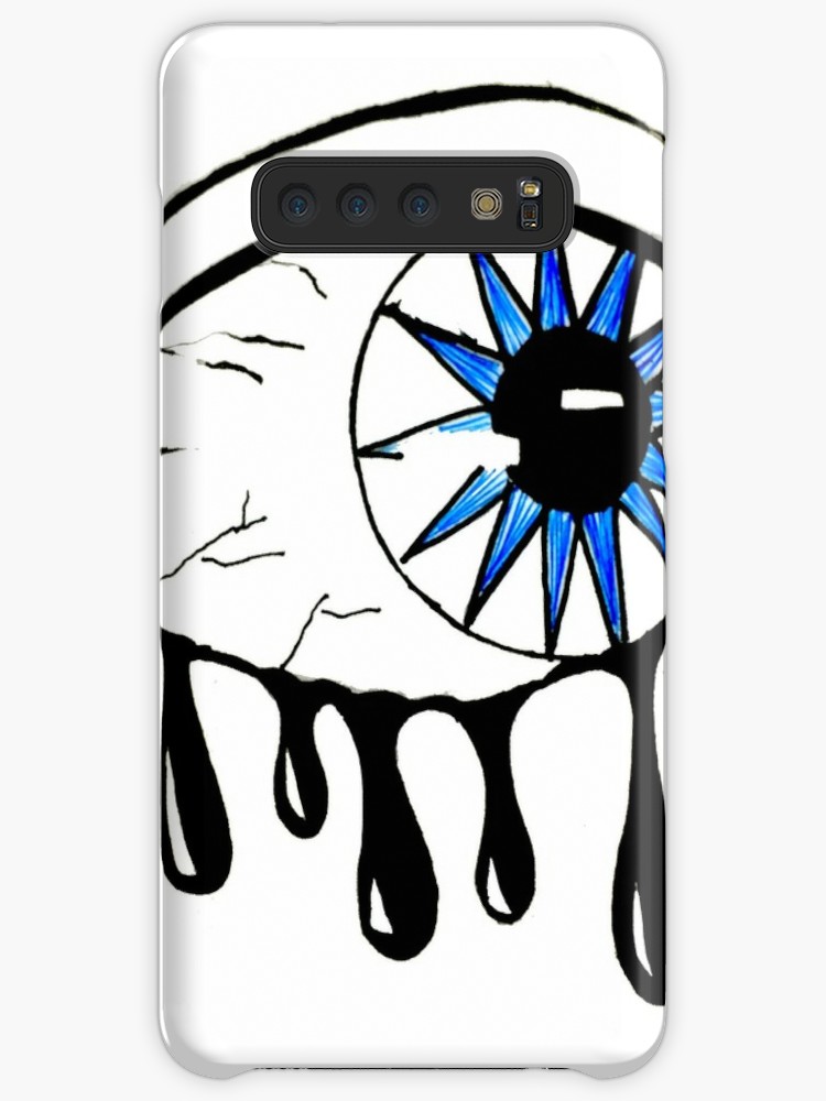 750x1000 Crying Eye Drawing Cases Skins For Samsung Galaxy