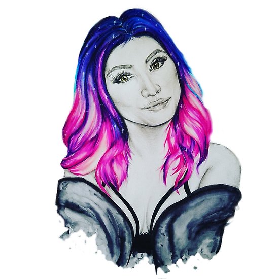 550x550 Kirstin Maldonado Galaxy Hair Posters