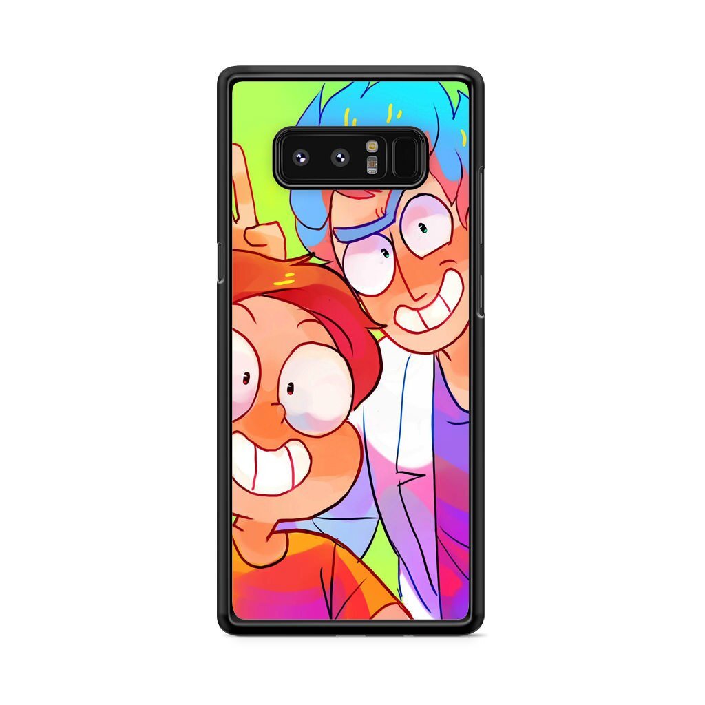 1024x1024 Rick And Morty Drawing Samsung Galaxy Note Case