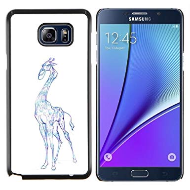 385x385 For Samsung Galaxy Note Case Giraffe Art Drawing Colorful