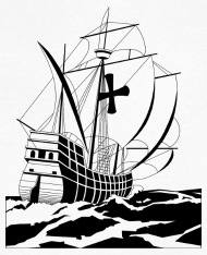 190x234 Ship Boat Canoe Sailboat Submarine Yacht Men's V Neck T