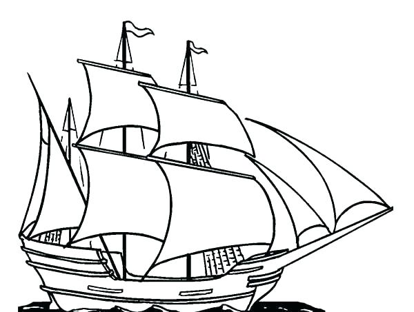 600x453 coloring pages of boats boat galleon sailing batch free sailboats