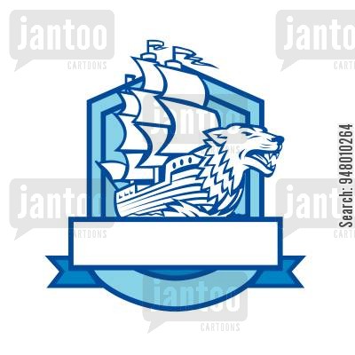 400x400 Sailing Ship Cartoons