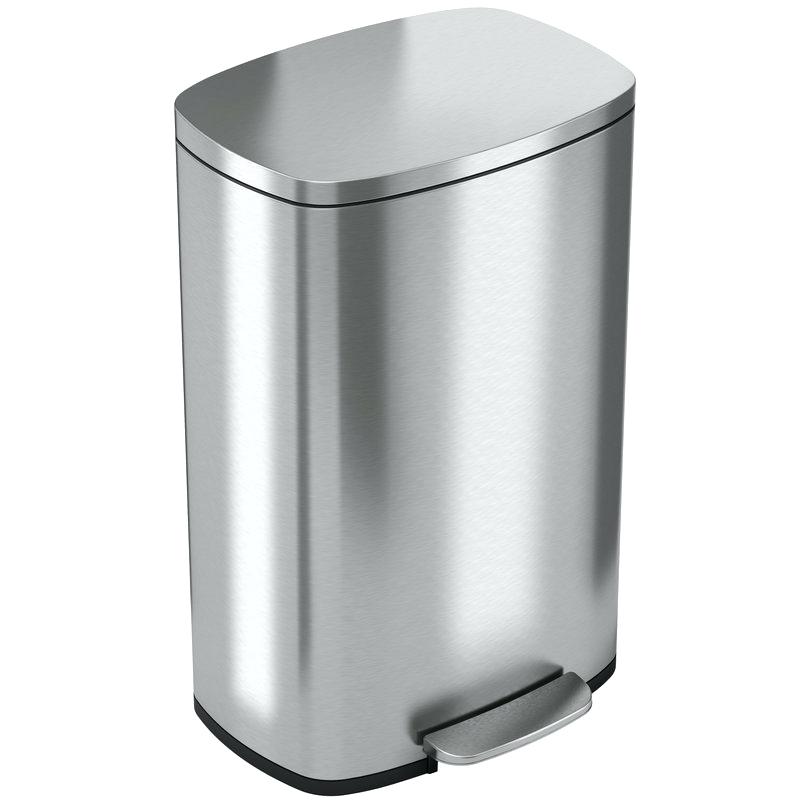 800x800 Step Can Soft Stainless Steel Gallon On Trash Reviews