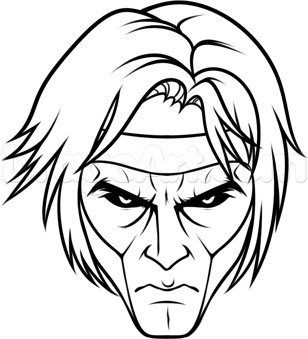 1080x1189 step how to draw gambit easy