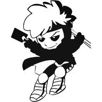 210x210 x men baby gambit super hero decal sticker