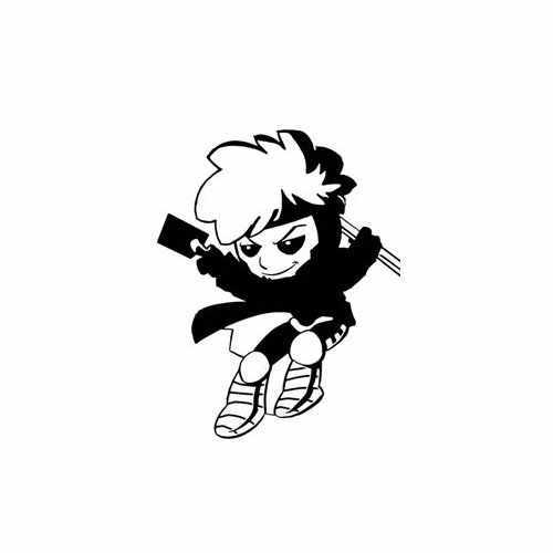 500x500 x men baby gambit super hero vinyl decal sticker
