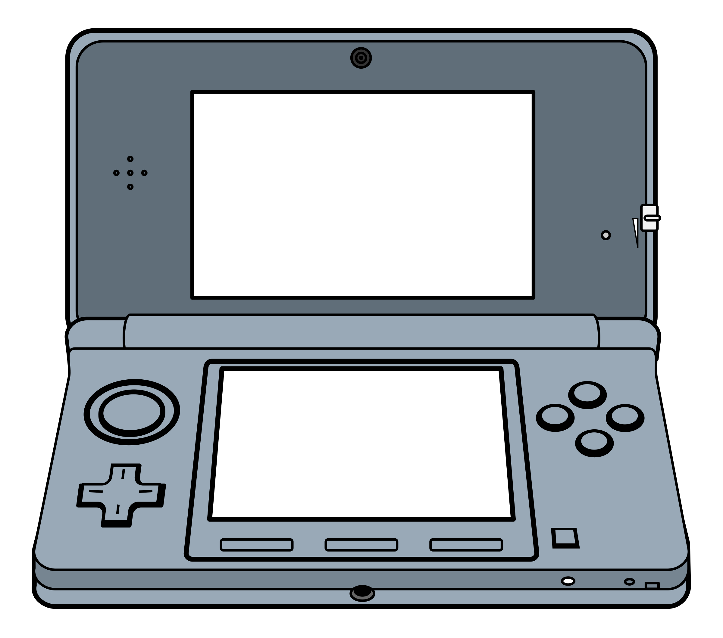 Game Console Drawing